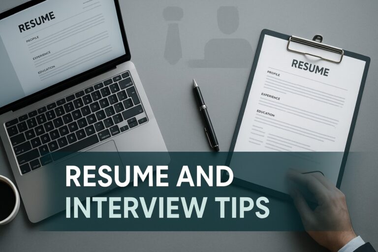 Resume and Interview Tips